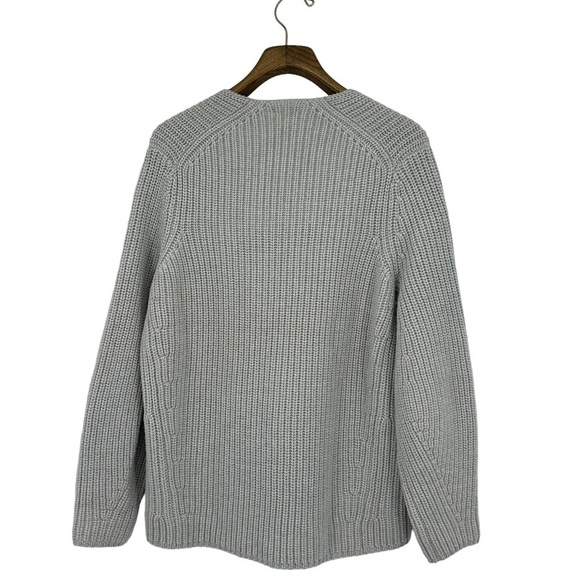 Babaton Gray V-Neck Sweater - Picture 2 of 7